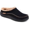 imageZigzagger Double the Style Set of 2 Pairs Size 1112Mens Slip On Moccasin Slippers IndoorOutdoor Warm Fuzzy Comfy House Shoes Fluffy Wide Loafer SlippersCoffeeampampBlack