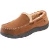 imageZigzagger Set of 2 Pairs of Mens Moccasin Slippers Size13CamelampampTan