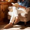 image:imageZigzagger Womens Slip On Moccasin Slippers Microsuede IndoorOutdoor Comfy House Shoes with Memory Foam Cozy Loafer Clog Slippers Tan Size 10