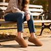 image:imageZigzagger Womens Slip On Moccasin Slippers Microsuede IndoorOutdoor Comfy House Shoes with Memory Foam Cozy Loafer Clog Slippers Tan Size 10