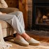 image:imageZigzagger Womens Slip On Moccasin Slippers Microsuede IndoorOutdoor Comfy House Shoes with Memory Foam Cozy Loafer Clog SlippersBeigeSand