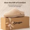image:imageZigzagger Womens Slip On Moccasin Slippers Microsuede IndoorOutdoor Comfy House Shoes with Memory Foam Cozy Loafer Clog SlippersDesert Dune