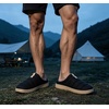 image:imageMens Indoor Outdoor Slip On Campmate Slippers Memory Foam  Slidein House Shoes Cool Summer Puffer Camping Clog Machine Washable Rubber Sole Velvet Lining Easy Care Comfort for Men GiftsAsh Black