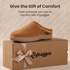 image:imageZigzagger Womens Slip On Moccasin Slippers Microsuede IndoorOutdoor Comfy House Shoes with Memory Foam Cozy Loafer Clog SlippersRawhide Sand
