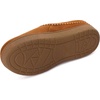 image:imageZigzagger Womens Slip On Moccasin Slippers Microsuede IndoorOutdoor Comfy House Shoes with Memory Foam Cozy Loafer Clog SlippersSaddle Tan