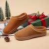 image:imageZigzagger Womens Slip On Moccasin Slippers Microsuede IndoorOutdoor Comfy House Shoes with Memory Foam Cozy Loafer Clog SlippersSaddle Tan