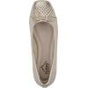 imageCLIFFS BY WHITE MOUNTAIN Womens Bessy Quilted Ballet FlatPale GoldMetallicSmooth