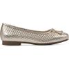 imageCLIFFS BY WHITE MOUNTAIN Womens Bessy Quilted Ballet FlatPale GoldMetallicSmooth