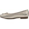 imageCLIFFS BY WHITE MOUNTAIN Womens Bessy Quilted Ballet FlatPale GoldMetallicSmooth