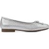 imageCLIFFS BY WHITE MOUNTAIN Womens Bessy Quilted Ballet FlatSilverMetallicSmooth
