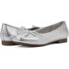 imageCLIFFS BY WHITE MOUNTAIN Womens Bessy Quilted Ballet FlatSilverMetallicSmooth