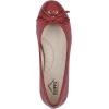 imageCLIFFS BY WHITE MOUNTAIN Womens Careen Cushioned Ballet FlatRedSmooth