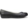 imageCLIFFS BY WHITE MOUNTAIN Womens Clara Ballet FlatBlackBurnishedSmooth