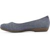 imageCLIFFS BY WHITE MOUNTAIN Womens Clara Ballet FlatDkblueFabric
