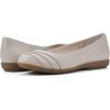 imageCLIFFS BY WHITE MOUNTAIN Womens Clara Ballet FlatLt TaupeSmooth