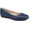 imageCLIFFS BY WHITE MOUNTAIN Womens Clara Ballet FlatNavyBurnishedSmooth