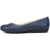 imageCLIFFS BY WHITE MOUNTAIN Womens Clara Ballet FlatNavyBurnishedSmooth