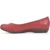 imageCLIFFS BY WHITE MOUNTAIN Womens Clara Ballet FlatRed Lizard
