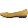 imageCLIFFS BY WHITE MOUNTAIN Womens Clara Ballet FlatYellowLizard
