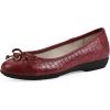 imageCLIFFS BY WHITE MOUNTAIN Womens Careen Cushioned Ballet FlatRedSmooth