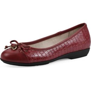 imageCLIFFS BY WHITE MOUNTAIN Womens Careen Cushioned Ballet FlatRedSmooth