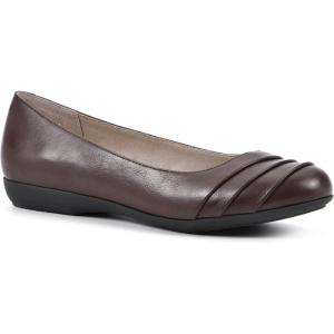 imageCLIFFS BY WHITE MOUNTAIN Womens Clara Ballet FlatBrownSmooth
