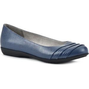 imageCLIFFS BY WHITE MOUNTAIN Womens Clara Ballet FlatNavy Lizard Esprint
