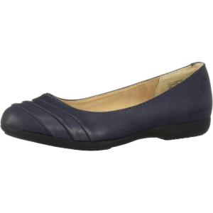 imageCLIFFS BY WHITE MOUNTAIN Womens Clara Ballet FlatNavyBurnishedSmooth