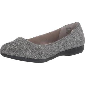 imageCLIFFS BY WHITE MOUNTAIN Womens Clara Ballet FlatPewterGlitterFabric