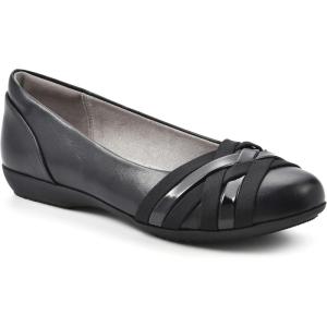 imageCLIFFS BY WHITE MOUNTAIN Womens Shoes Chic Ballet FlatBlackSmooth