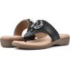 imageCLIFFS BY WHITE MOUNTAIN Womens Benedict Mini Wedge SandalBlackWoven