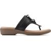 imageCLIFFS BY WHITE MOUNTAIN Womens Benedict Mini Wedge SandalBlackWoven