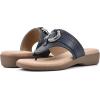 imageCLIFFS BY WHITE MOUNTAIN Womens Benedict Mini Wedge SandalNavyWoven