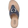 imageCLIFFS BY WHITE MOUNTAIN Womens Benedict Mini Wedge SandalNavyWoven