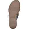 imageCLIFFS BY WHITE MOUNTAIN Womens Benedict Mini Wedge SandalNavyWoven