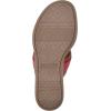imageCLIFFS BY WHITE MOUNTAIN Womens Benedict Mini Wedge SandalRedWoven
