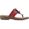 imageCLIFFS BY WHITE MOUNTAIN Womens Benedict Mini Wedge SandalRedWoven