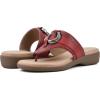 imageCLIFFS BY WHITE MOUNTAIN Womens Benedict Mini Wedge SandalRedWoven