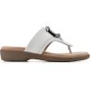 imageCLIFFS BY WHITE MOUNTAIN Womens Benedict Mini Wedge SandalWhiteWoven
