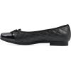 imageCLIFFS BY WHITE MOUNTAIN Womens Besima Cushioned Quilted Ballet FlatBlackMultiSmooth