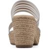 imageCLIFFS BY WHITE MOUNTAIN Womens Bia Heeled SandalNaturalTanMesh