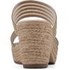 imageCLIFFS BY WHITE MOUNTAIN Womens Bia Heeled SandalTanMesh