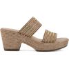 imageCLIFFS BY WHITE MOUNTAIN Womens Bia Heeled SandalTanMesh