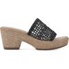 imageCLIFFS BY WHITE MOUNTAIN Womens Biankka Platform Woven Slide SandalBlackWoven