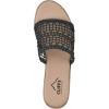 imageCLIFFS BY WHITE MOUNTAIN Womens Biankka Platform Woven Slide SandalBlackWoven