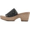 imageCLIFFS BY WHITE MOUNTAIN Womens Biankka Platform Woven Slide SandalBlackWovenPu