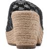 imageCLIFFS BY WHITE MOUNTAIN Womens Biankka Platform Woven Slide SandalBlackWovenPu
