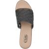 imageCLIFFS BY WHITE MOUNTAIN Womens Biankka Platform Woven Slide SandalBlackWovenPu