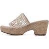imageCLIFFS BY WHITE MOUNTAIN Womens Biankka Platform Woven Slide SandalCreamWoven
