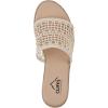imageCLIFFS BY WHITE MOUNTAIN Womens Biankka Platform Woven Slide SandalCreamWoven